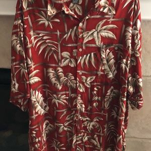 St. John's Bay Men's Shirt button down Short Sleeve Size XXL =F